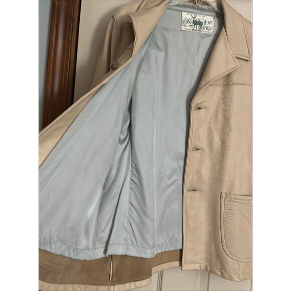 Vintage Mid-Western Sport Togs Genuine Deerskin Men’s Jacket Size Small - Picture 5 of 7